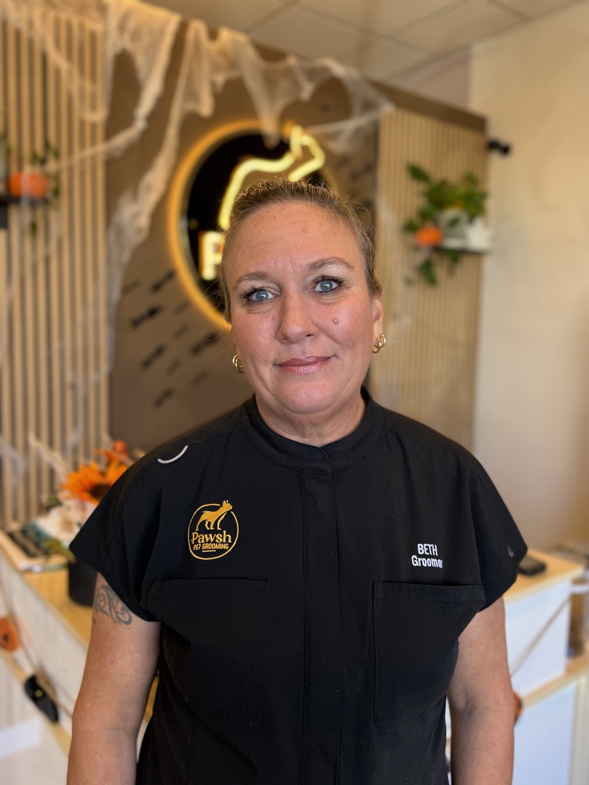Beth Ferguson, groomer at Pawsh Pet Grooming